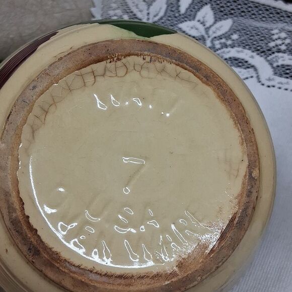 Watt Oven Ware #6 & #7 Mixing Bowl 3 Leaf Apple Hull, Iowa - Picture 2 of 14